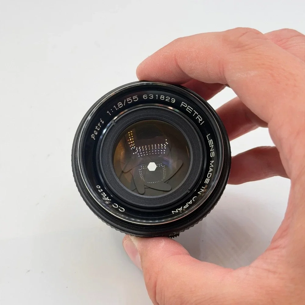 Petri CC Auto 55mm f1.8 Vintage Prime Lens Made in Japan 631829‎ Good Condition